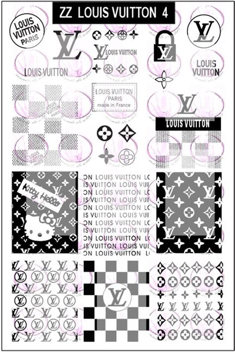 louis vuitton stamping plate for nails|Amazon.com: Louis Vuitton Nail Stamp.